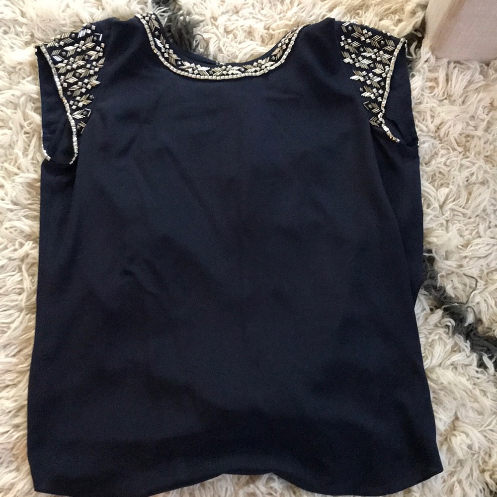 Rebecca Taylor jeweled blouse